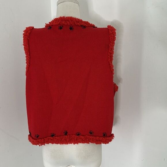 Vintage Michel Simon NYC Novelty Nutcracker Dog Sweater Vest - Picture 6 of 8